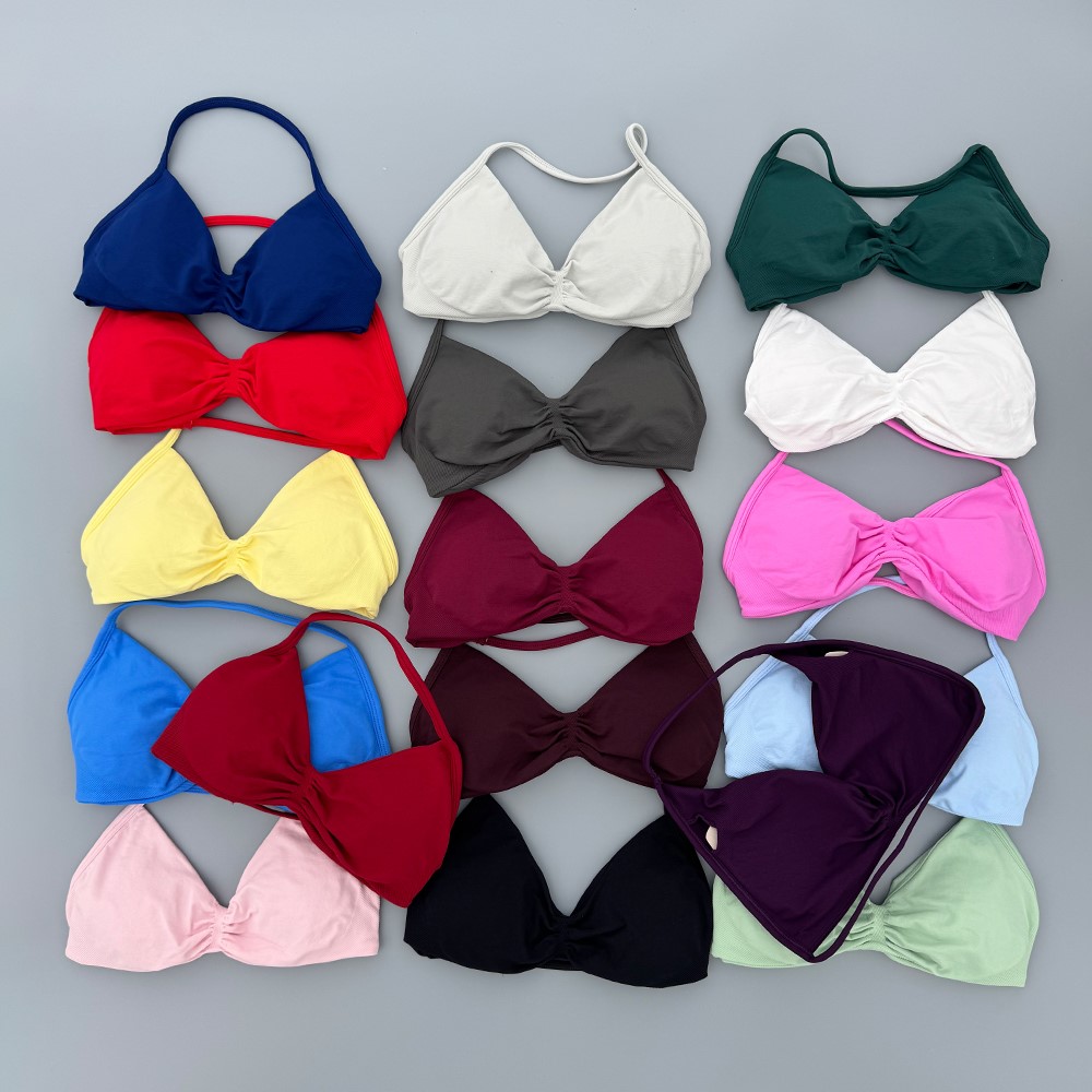 Strappy Bra Gym Top Women High - огляд і ціна Plunge Bra Push Up