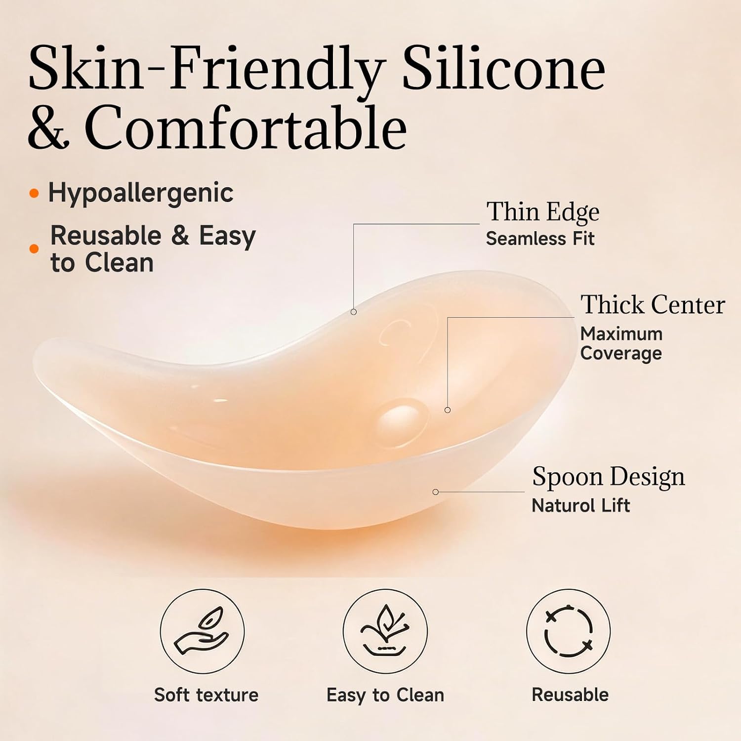 Silicone Nipple Covers Adhesiv - огляд і ціна Backless Bra Sticky